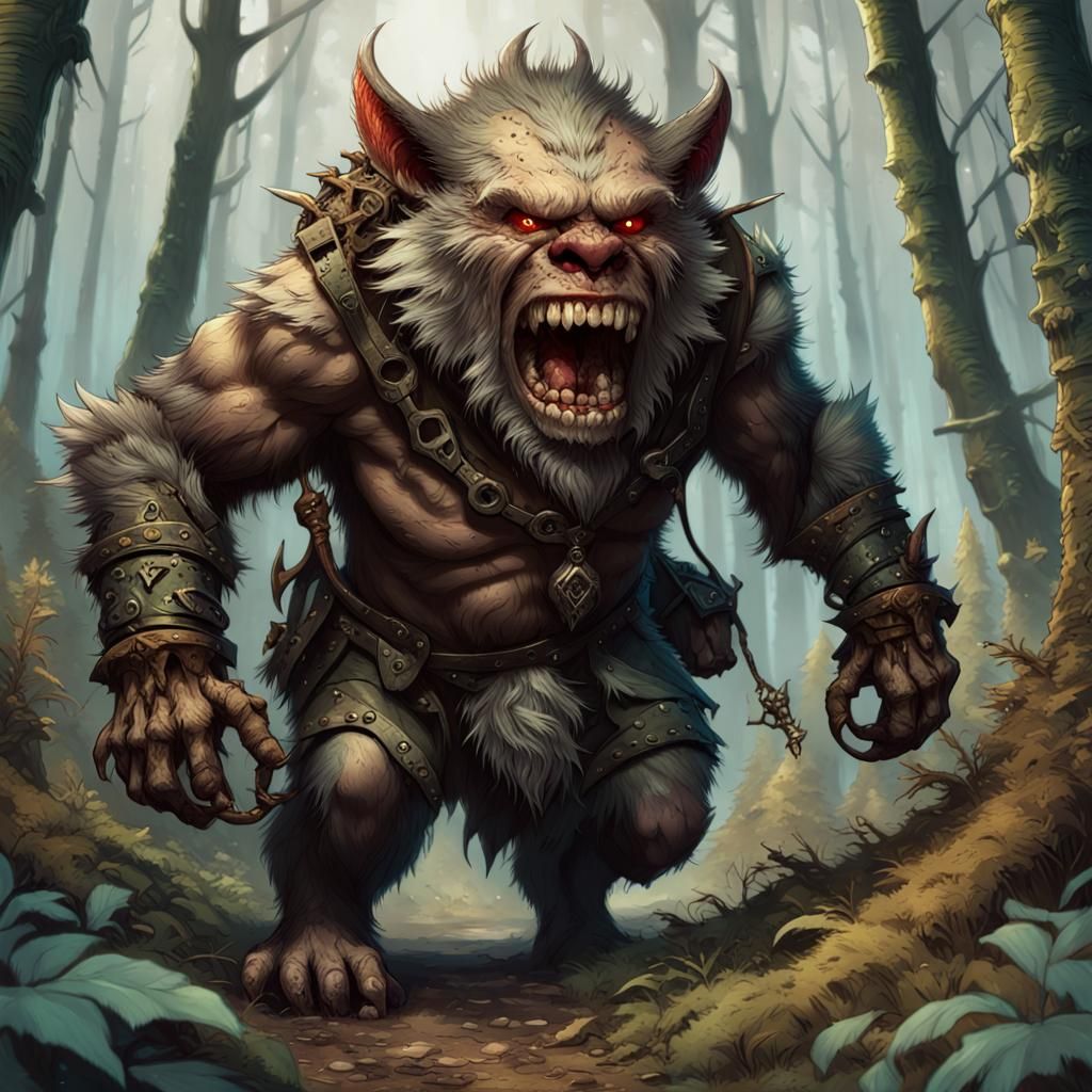 Angered Bugbear - AI Generated Artwork - NightCafe Creator