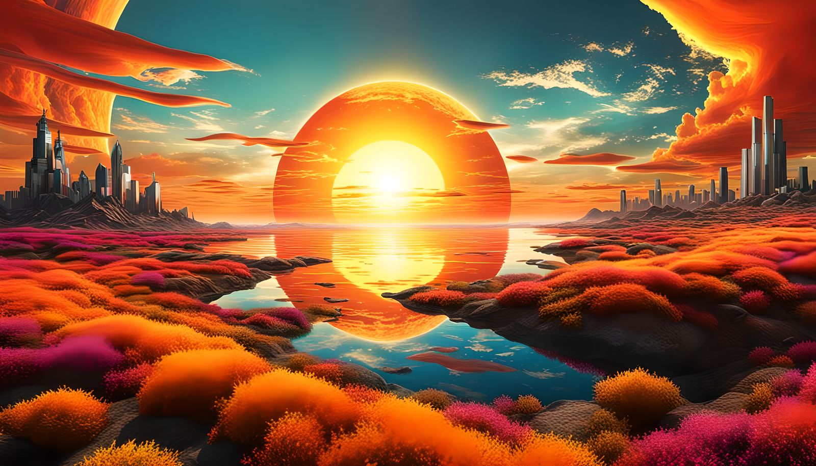 Sun-kissed Horizon