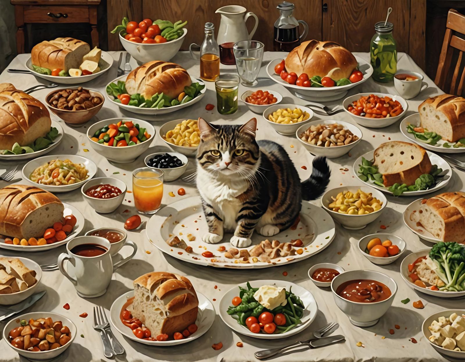 I can't believe he ate the whole thing ...  by @Kate