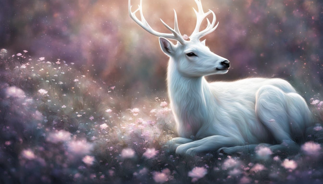 Magical deer  by @Katie May