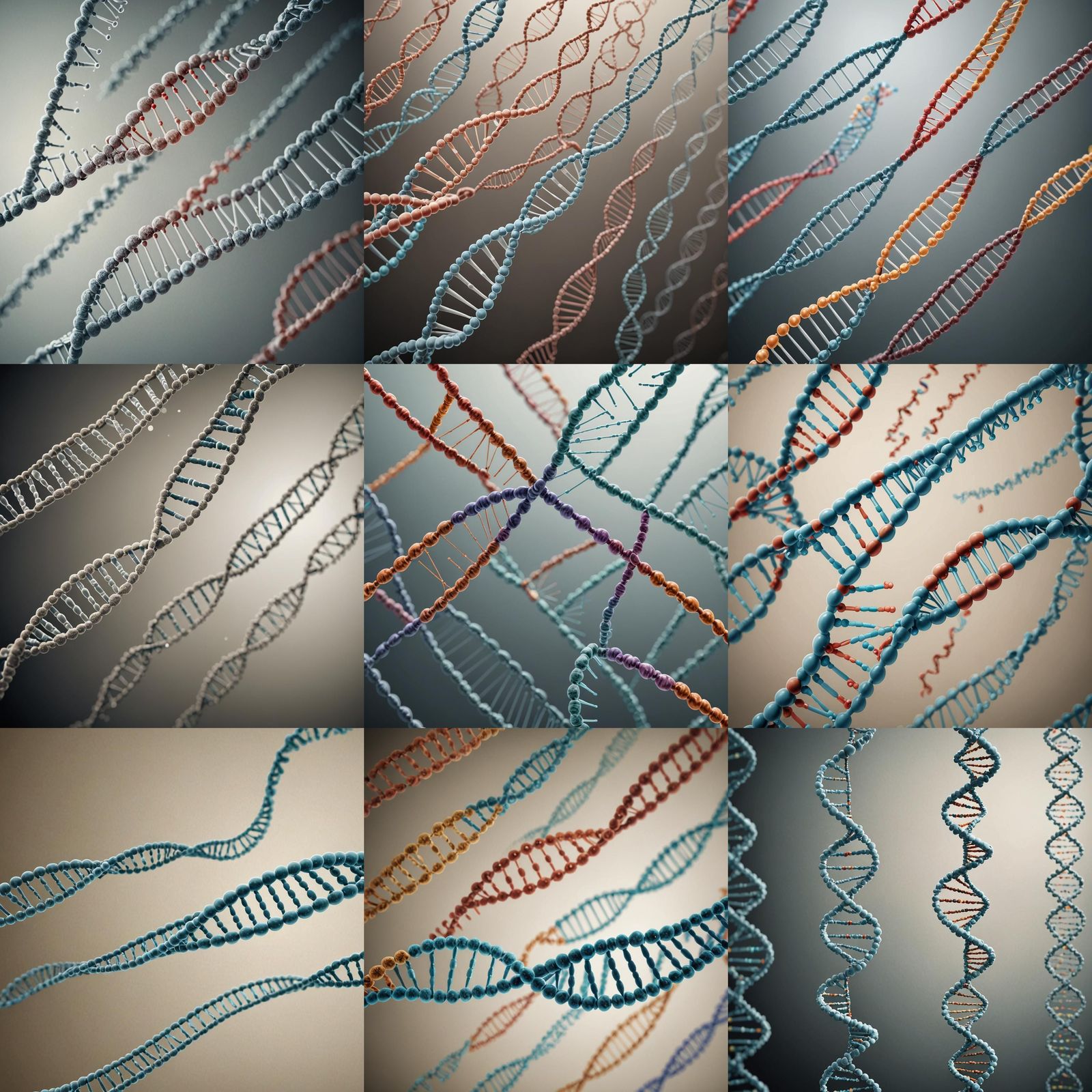 A Strand of DNA sequence - AI Generated Artwork - NightCafe Creator