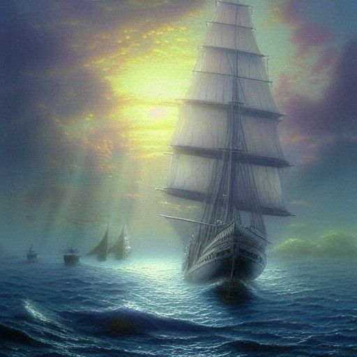 I'll take my sailing ship you take yours, ocean