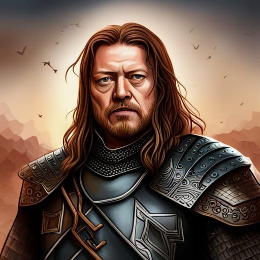 Ned Stark V1 - AI Generated Artwork - NightCafe Creator