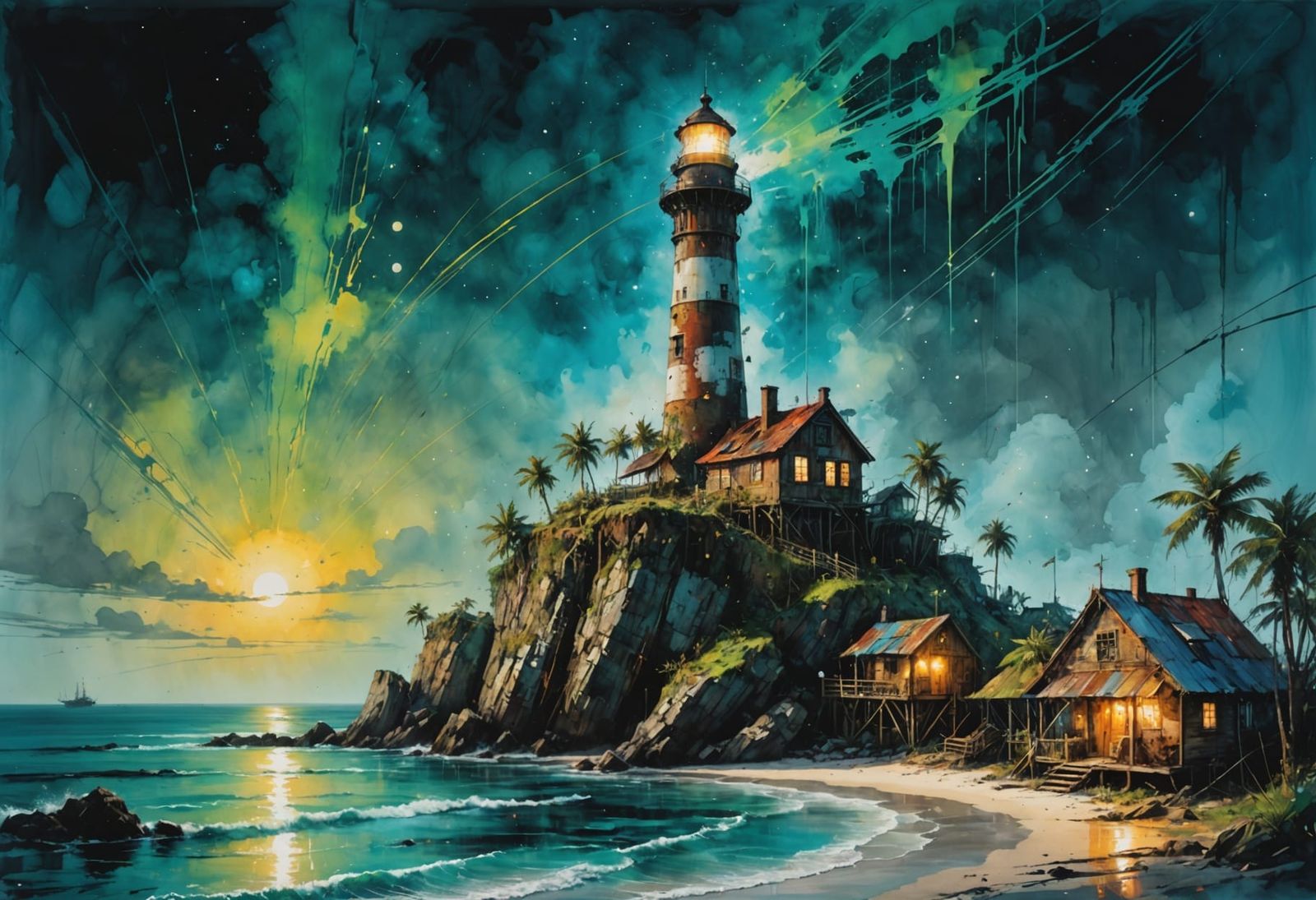 Lighthouse   by @1cheesepuff