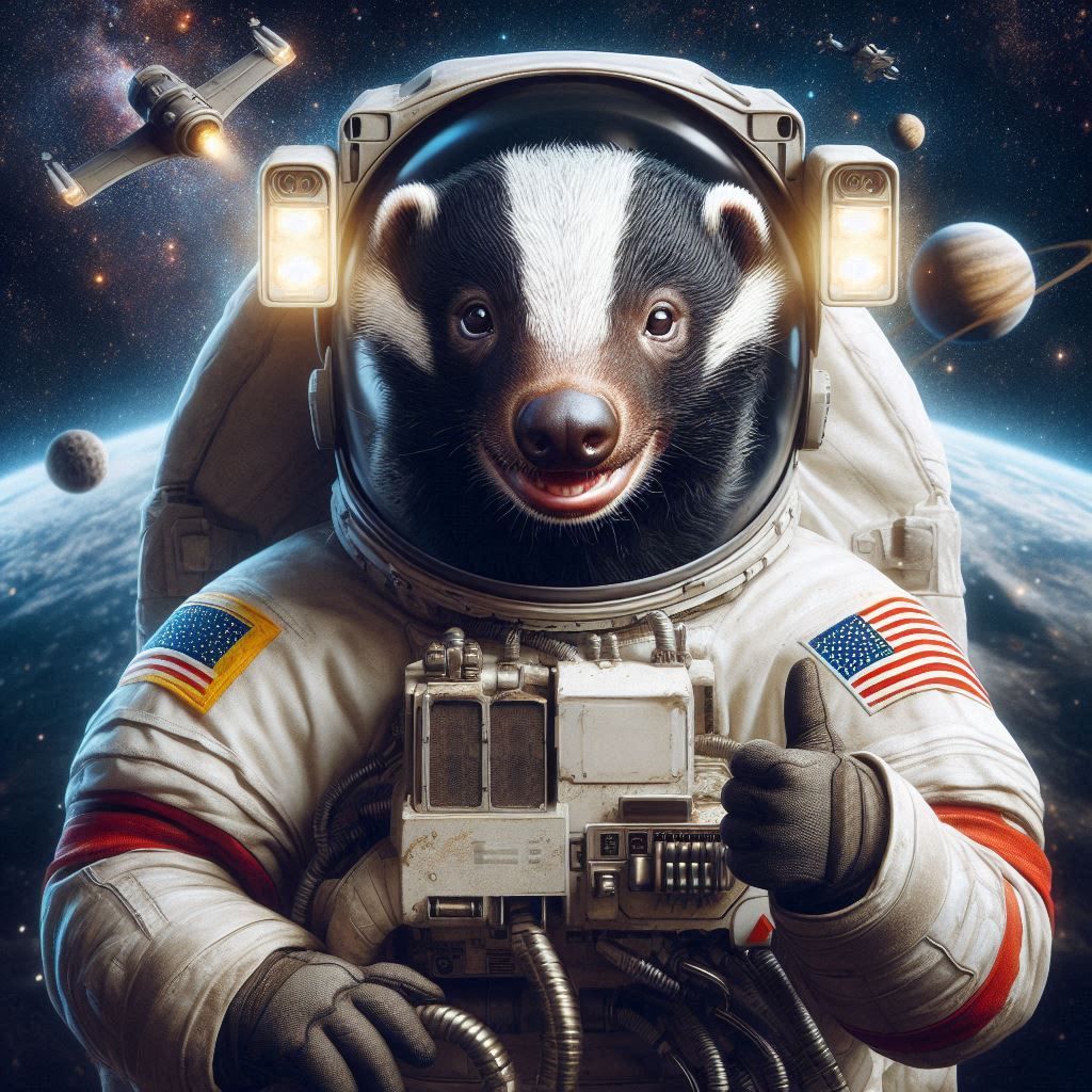 Honey Badger... IN SPACE!!!!