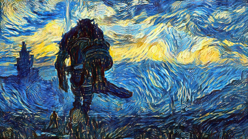 Van Gogh Shadow of The Colossus