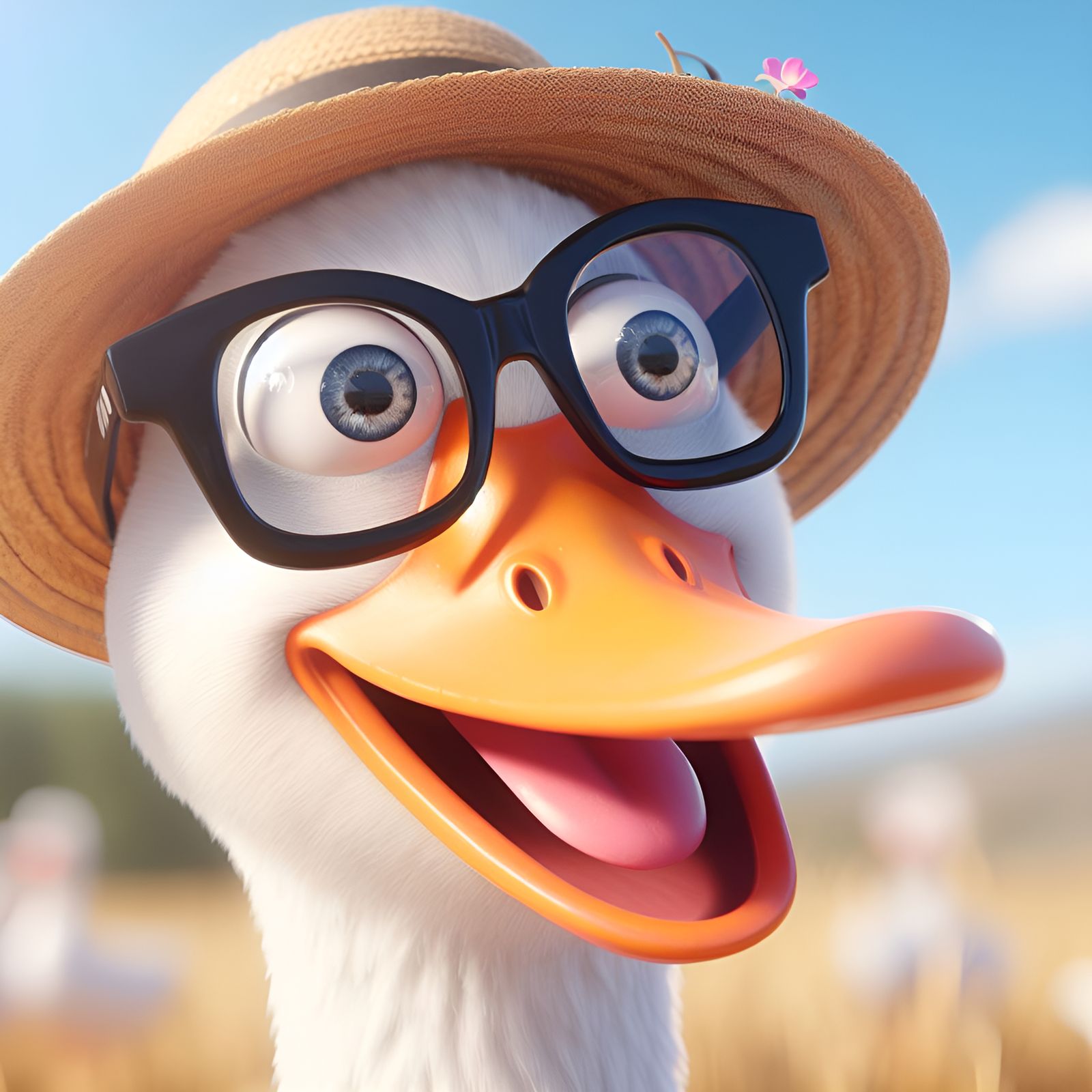 "I'm a silly goose? You don't say!"