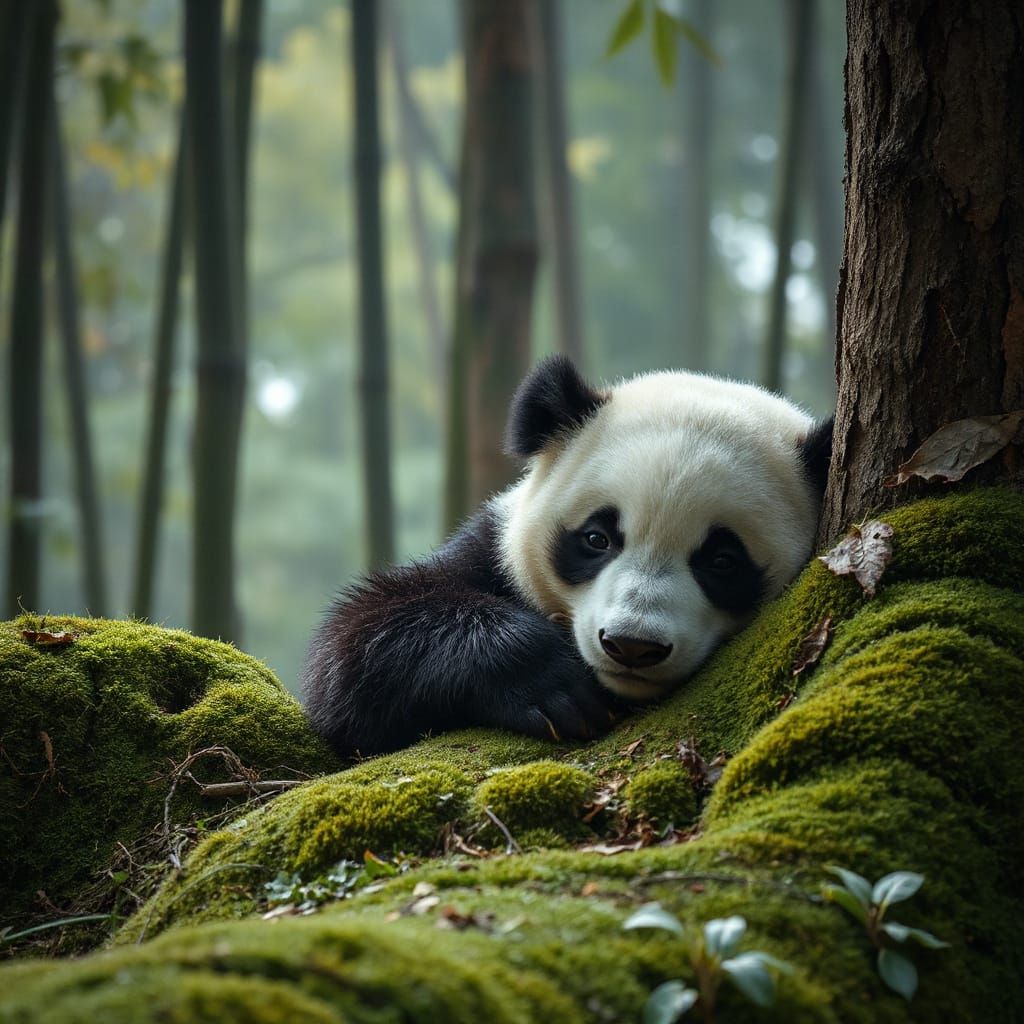 Tired Panda