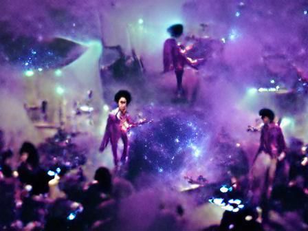 Prince and the Revolution play live in a nebula