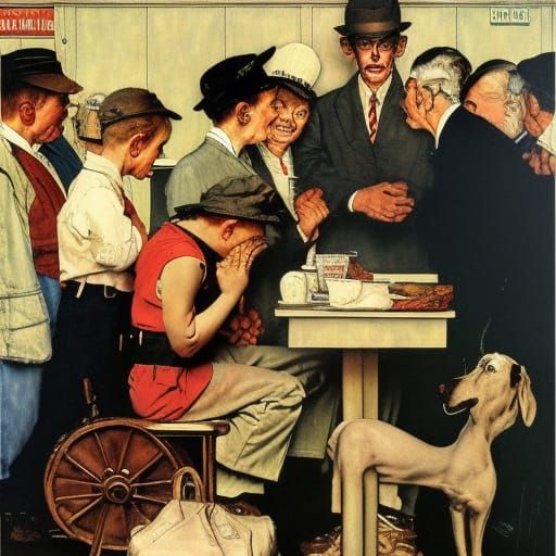 by Norman Rockwell