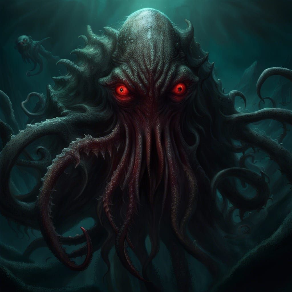 Deep Sea Cthulhu, the sea is deeply familiar with the background ...