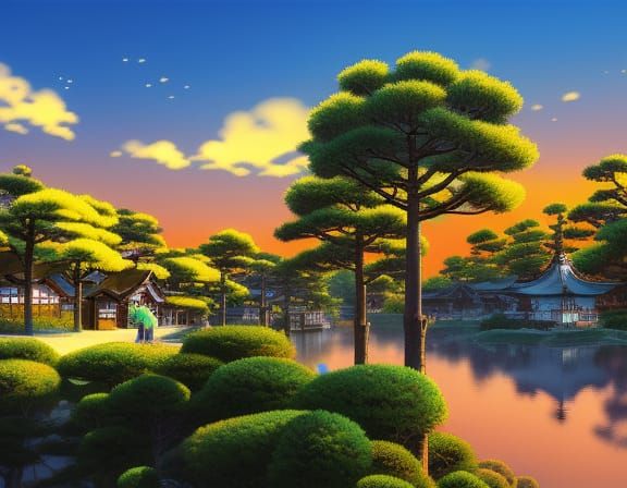 Japanese town