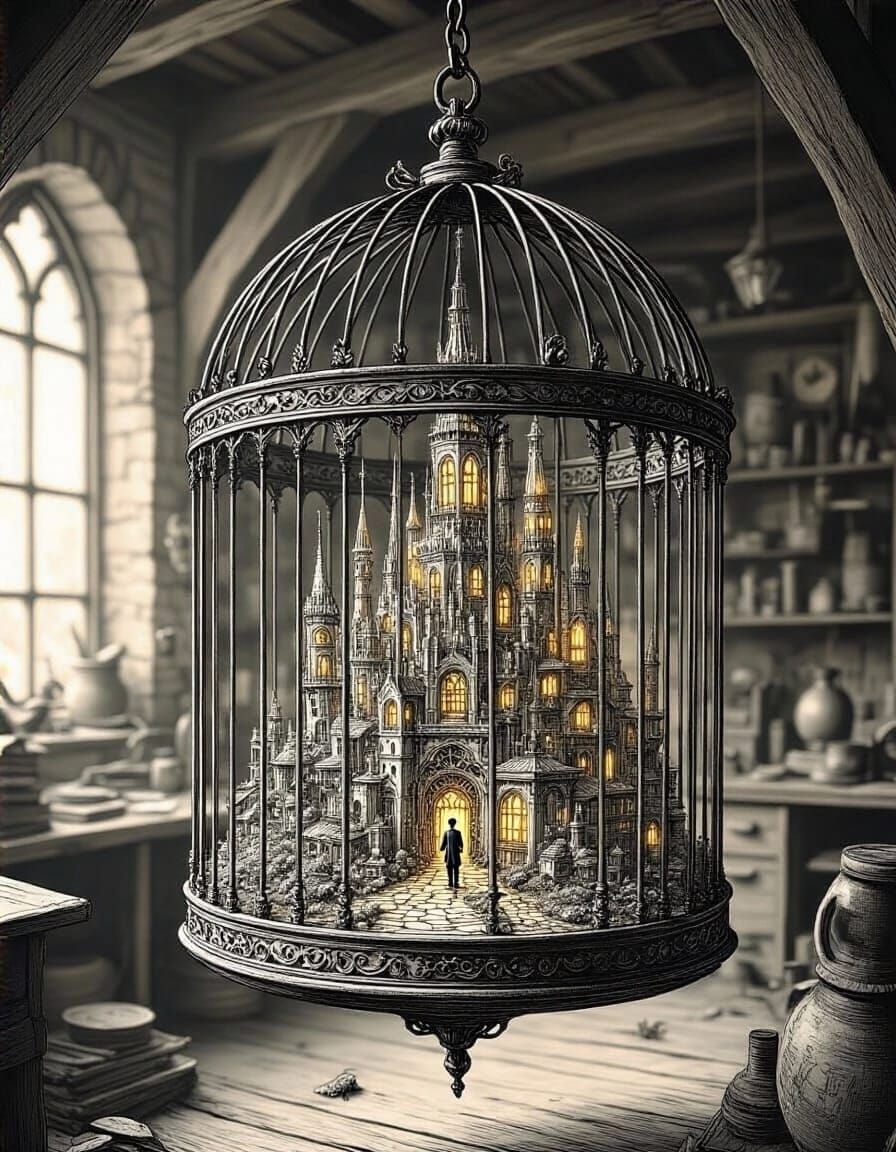 A city in a cage  by @J D