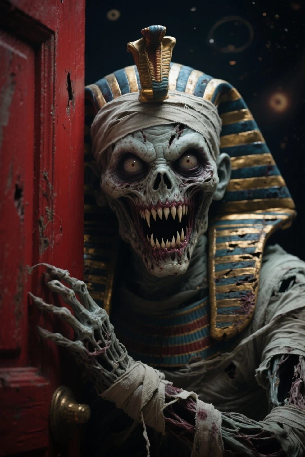 Terrifying Real life evil doer outer god Nyarlathotep the bl...