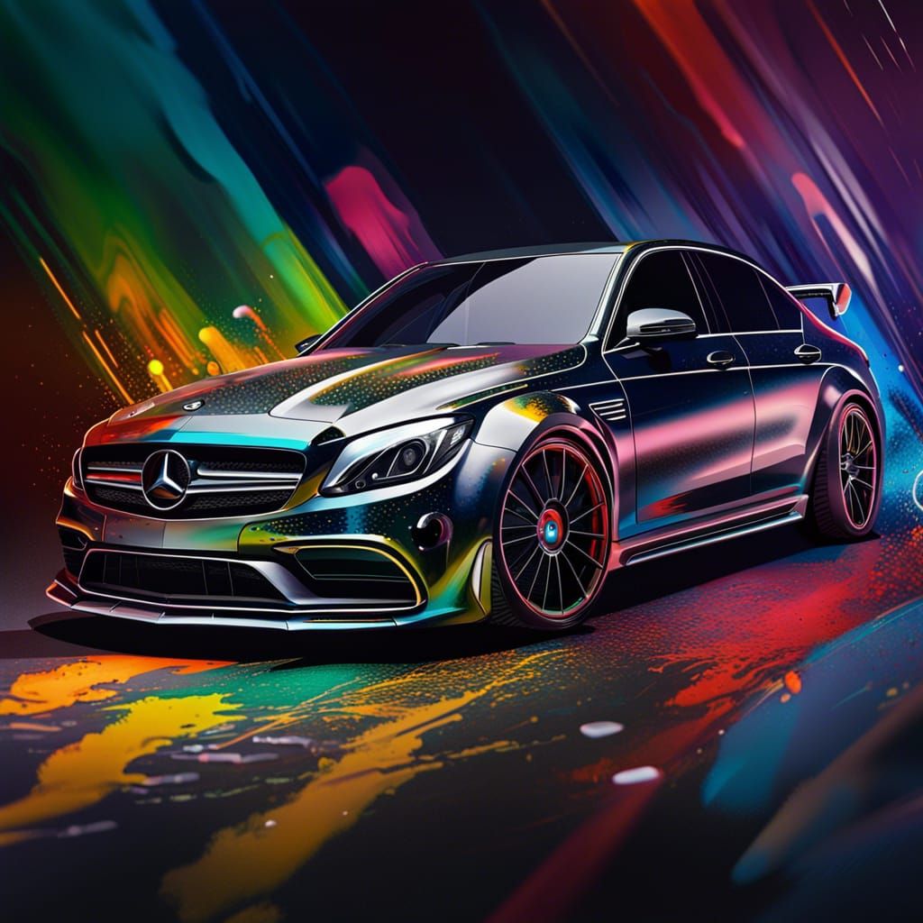 m156 dohc mercedes c63 w204 v8 - AI Generated Artwork - NightCafe Creator