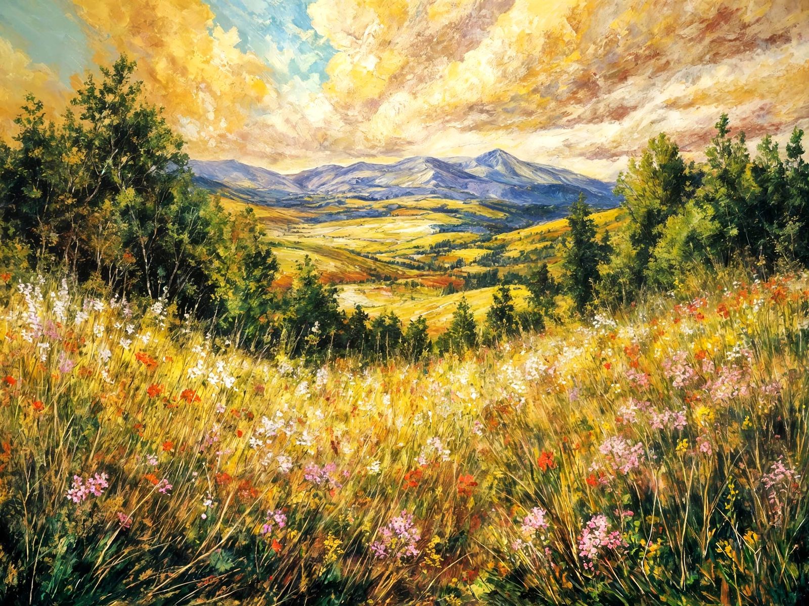 Wildflower Meadow  by @Dabbler