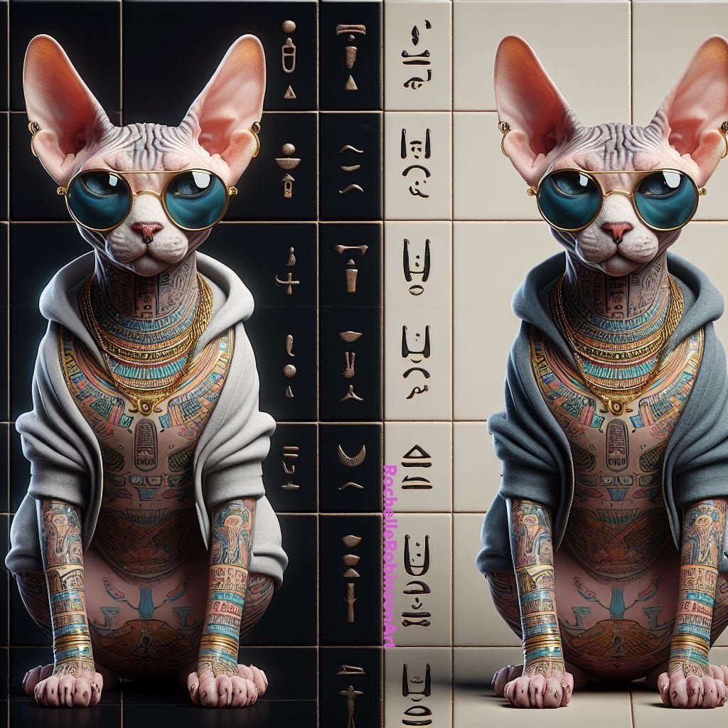 A Cool Sphynx Cat