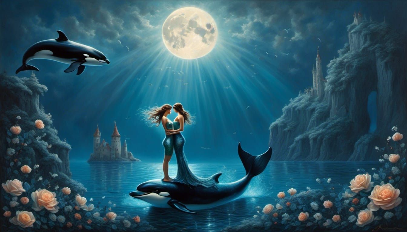 Whales Serenade 29 Full Moon 11