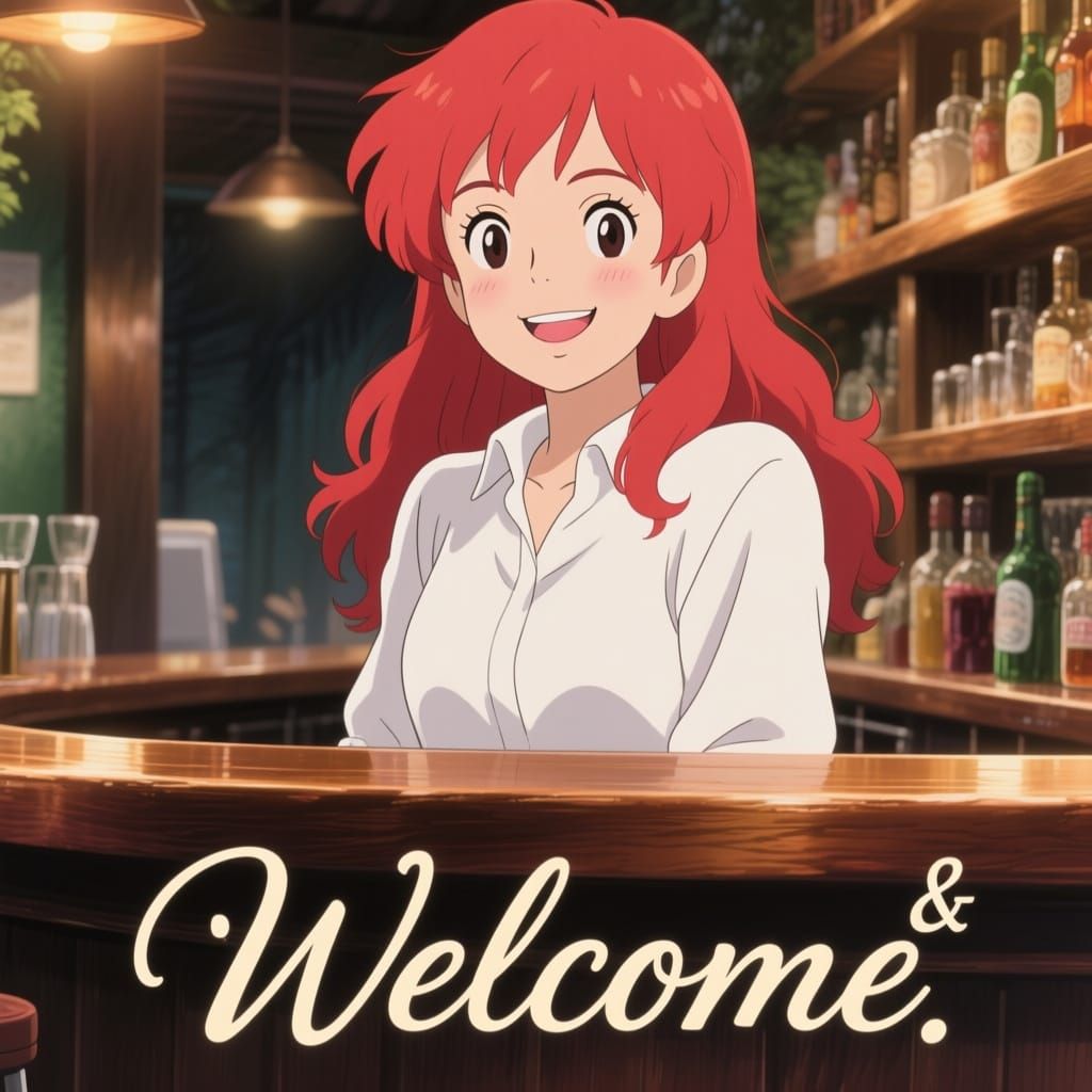 'Welcome' Bartender