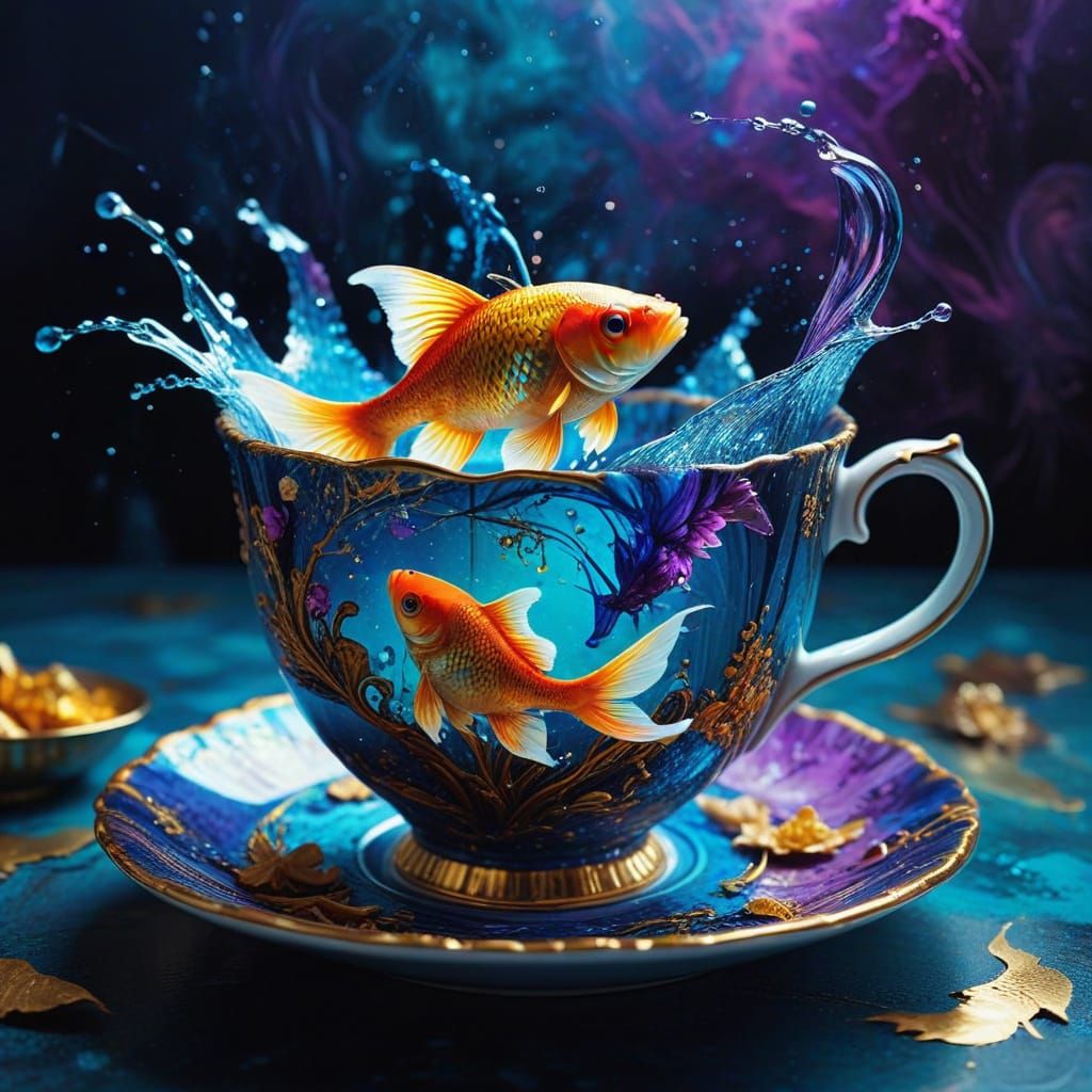 Cup of Fleeting Memory  by @Art of Art
