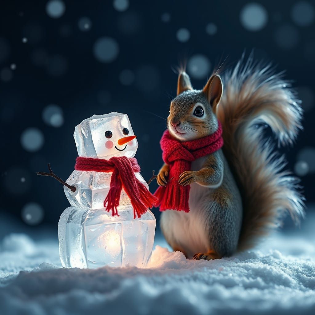 Winter friends  by @Corky2000