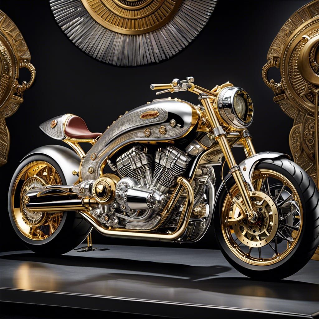 Silver & Gold 🏍️   by @sAInt