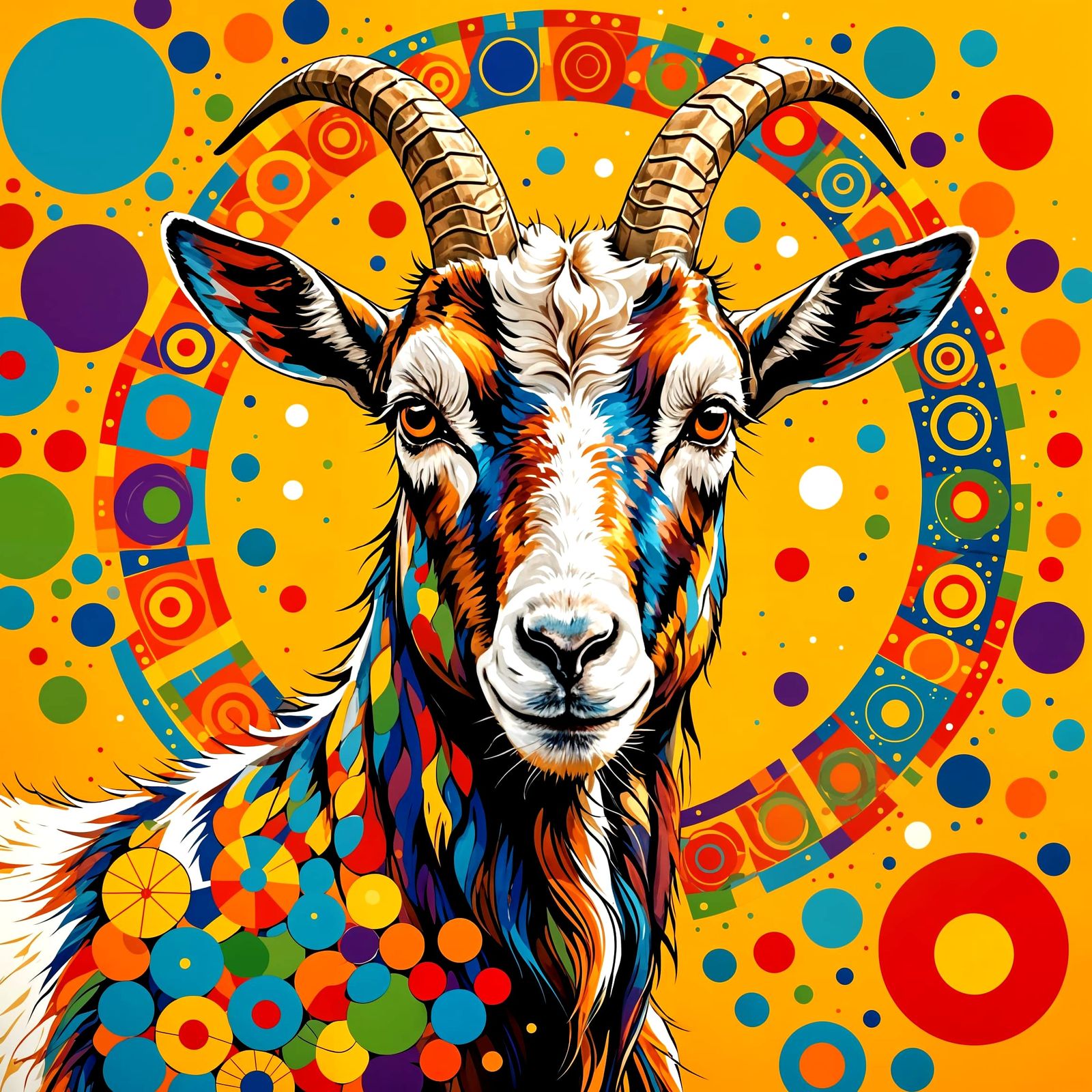 Goat Goes Pop!  by @viisipuu