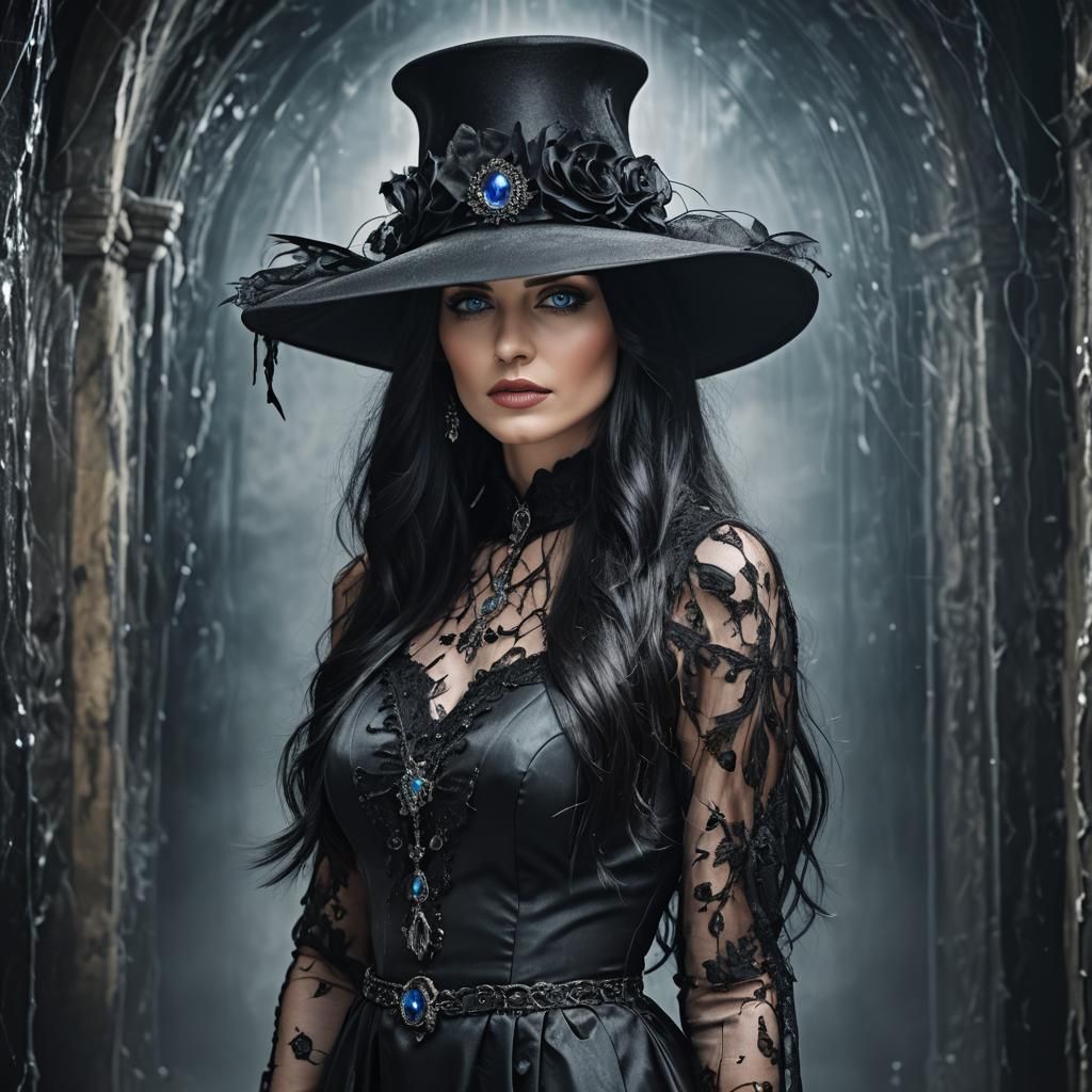 Gothic Woman - AI Generated Artwork - NightCafe Creator