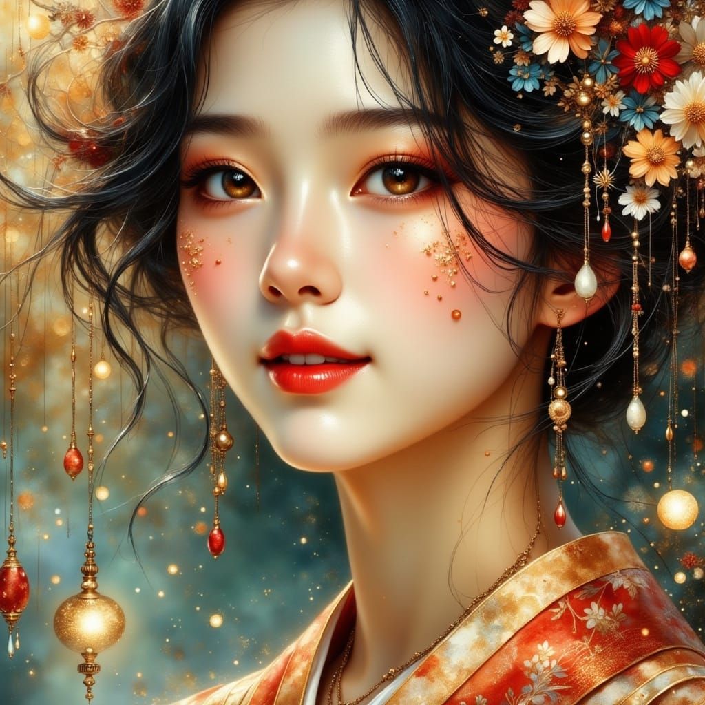 An emotional portrait of a Japanese woman   by @MARS