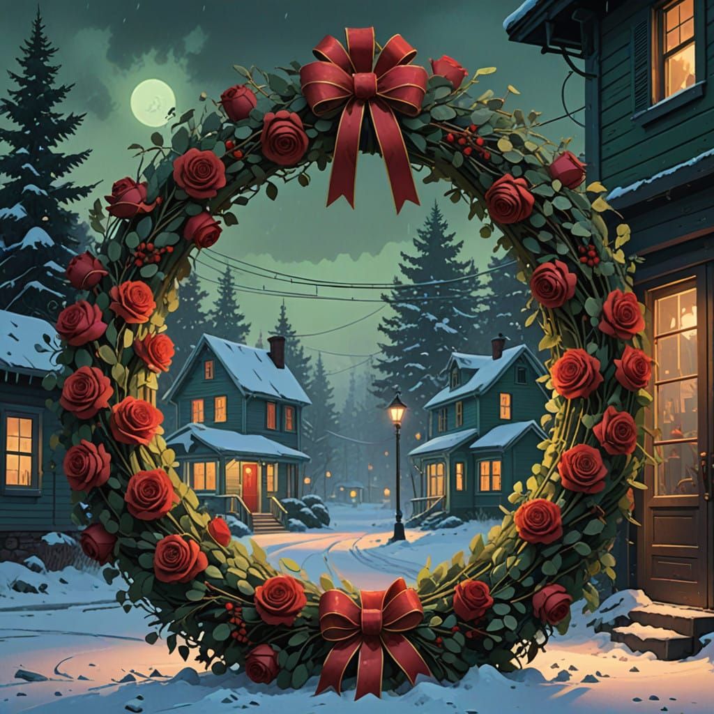 Christmas wreath   by @ALEXANDRA