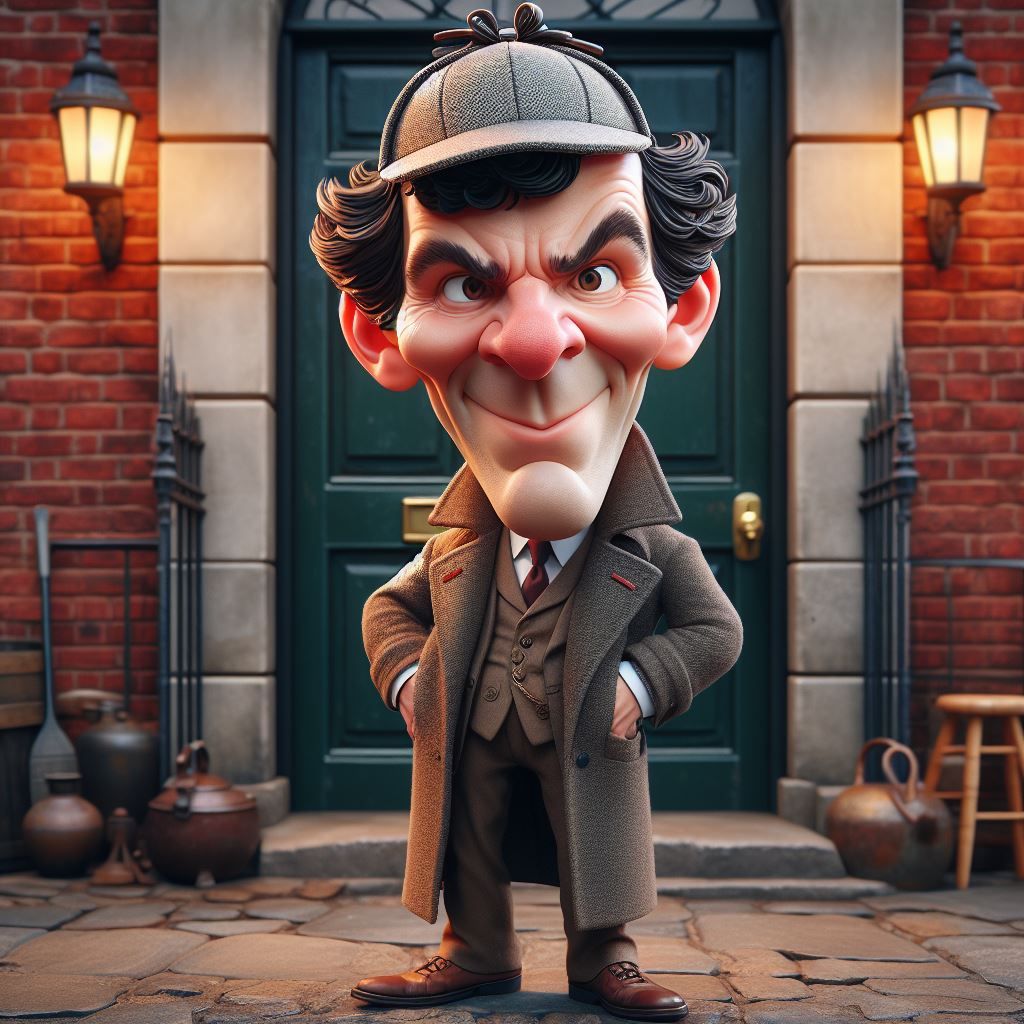 Sherlock caricature