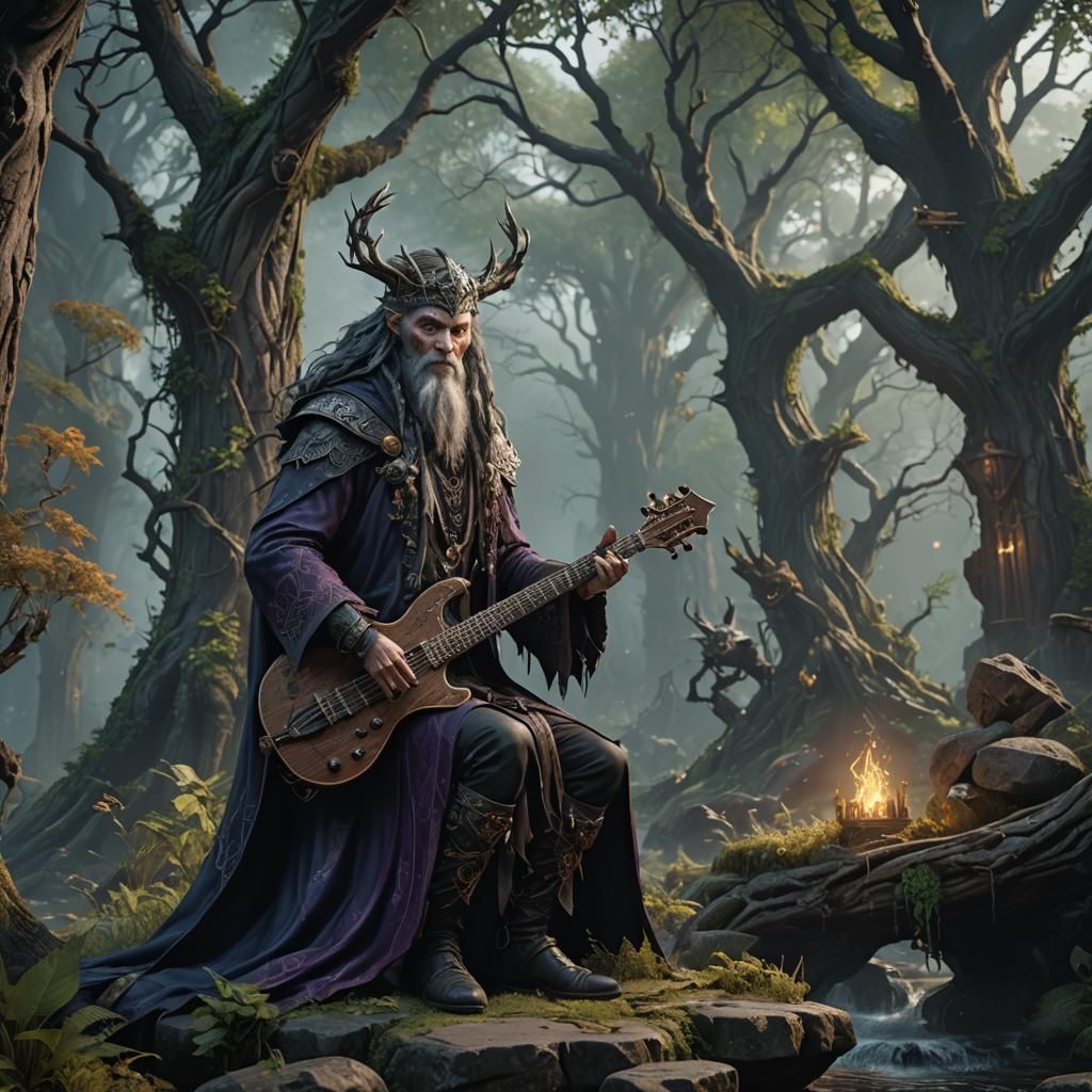 gothic druid rocking