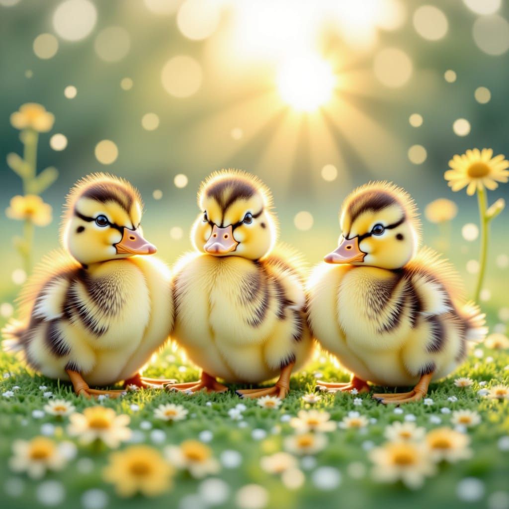cute baby ducks <lora:Cute Baby Ducks:1.0>