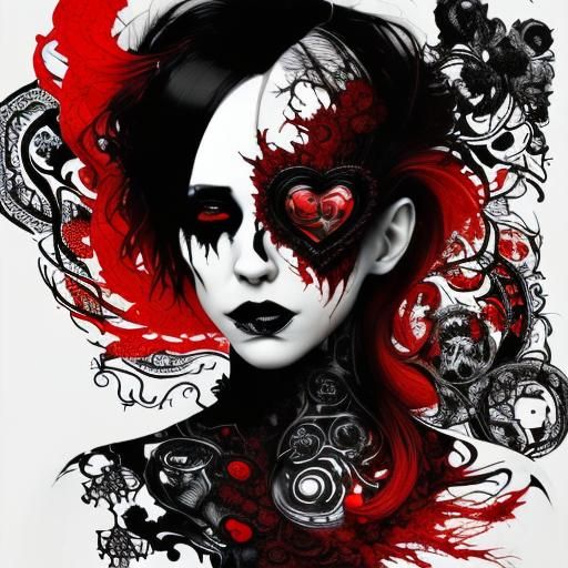 Rococo-Horrorcore LoRA SD8v Example 