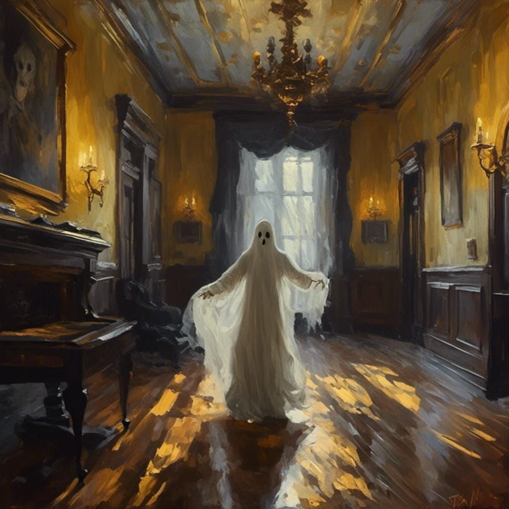 A haunted hallway