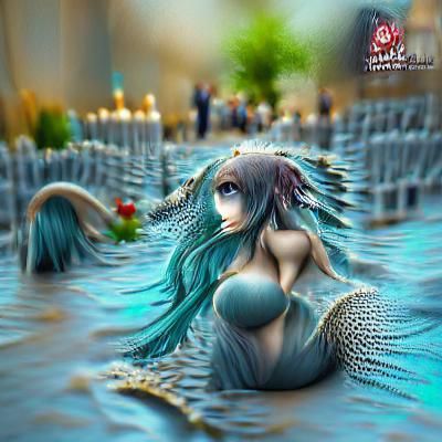 Sad mermaid