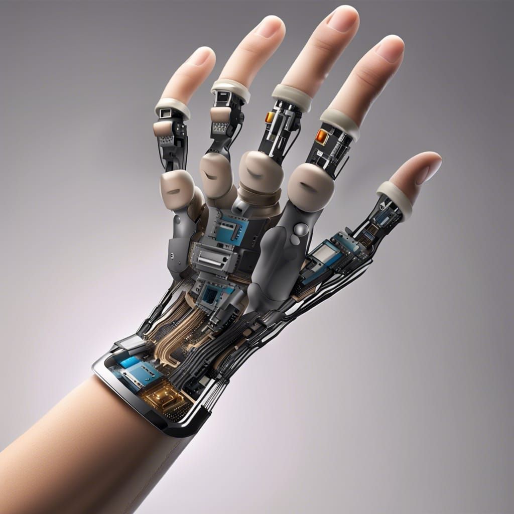 A bionic human interface that allows for wireless communicat...