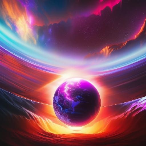 Waves of dark matter hit the planet.  by @NapGod