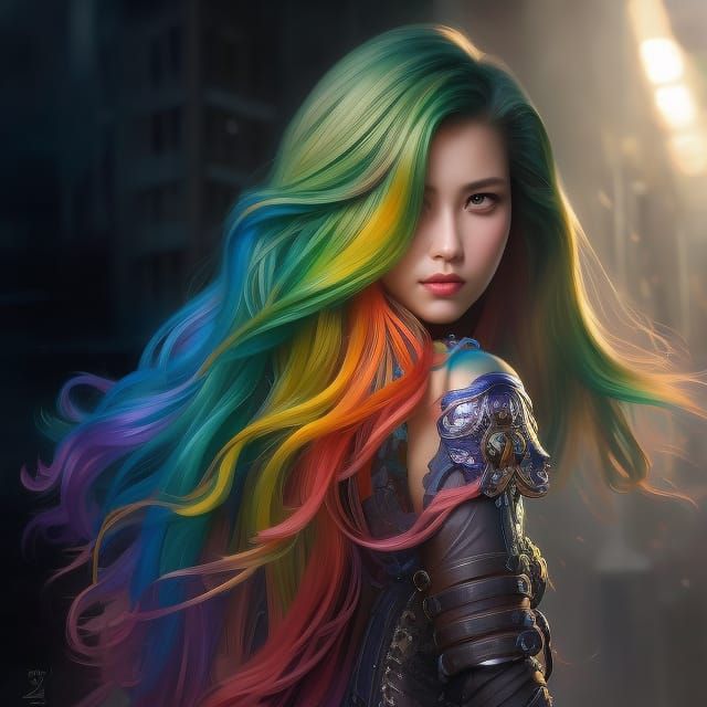 Feeling Rainbow in the grey reality  by @Psycho