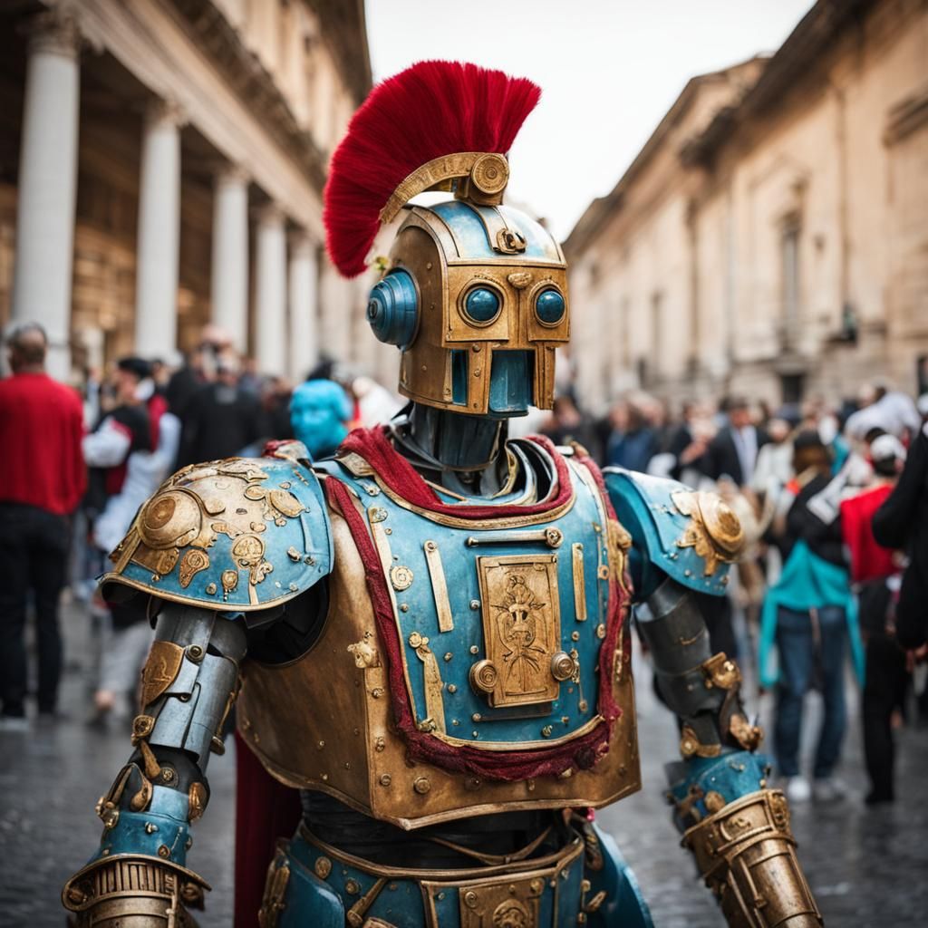 Ancient Roman Robot cosplay