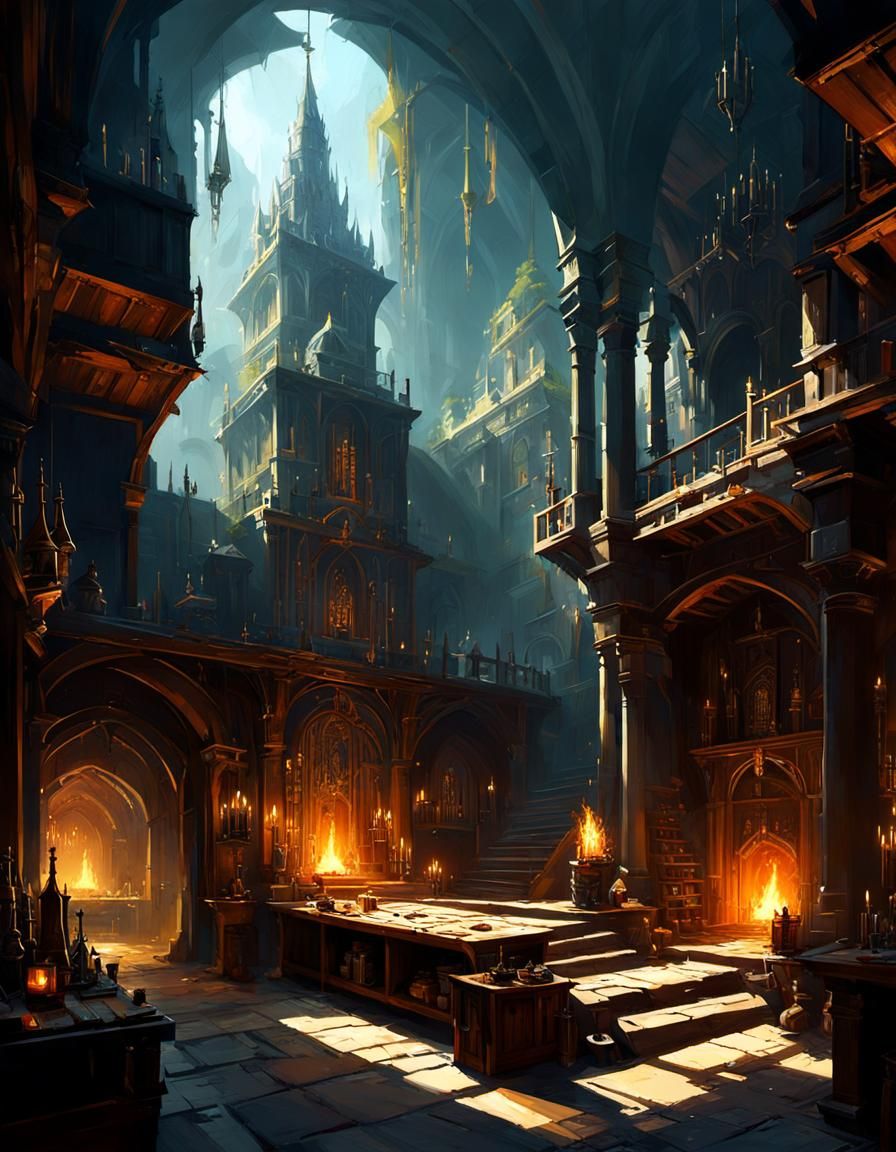 medieval lair - AI Generated Artwork - NightCafe Creator