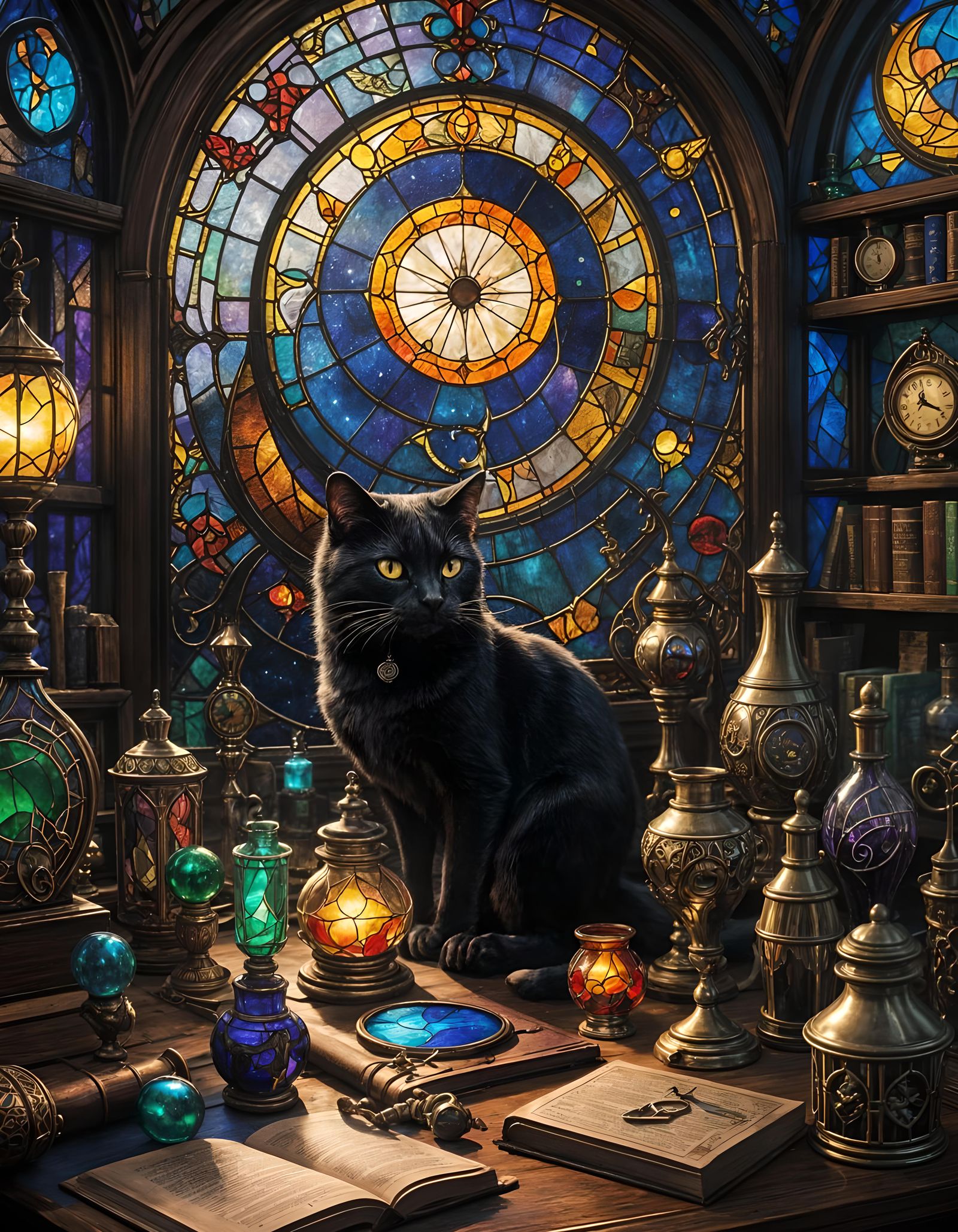 Alchemist's Cat  by @Mr_Anime Manga