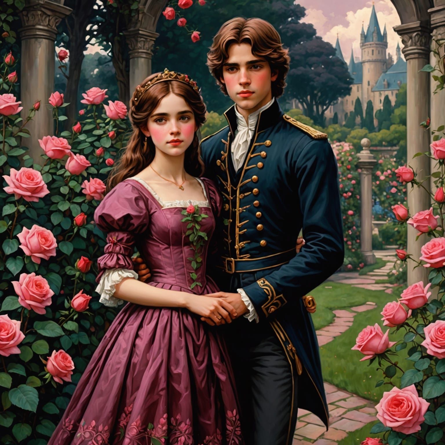 Portrait In The Garden