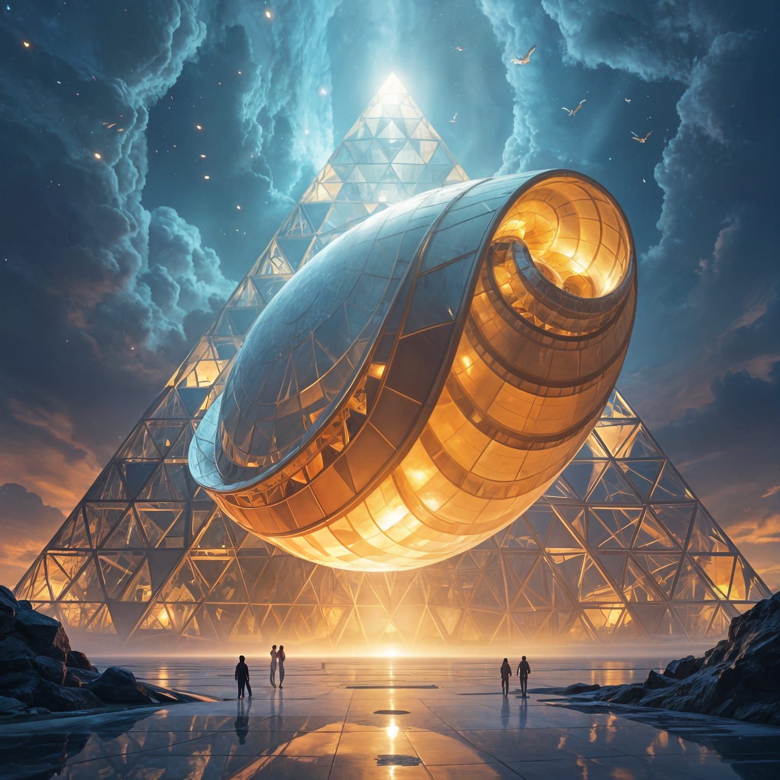 agiant  clear sun tea pot with mermaids swiming in it lot of green