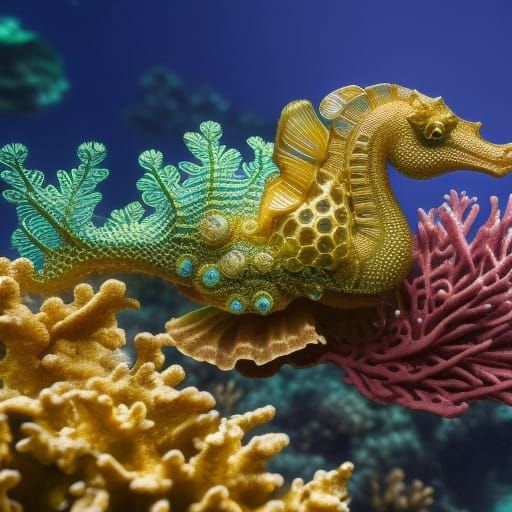 Sea dragon - AI Generated Artwork - NightCafe Creator