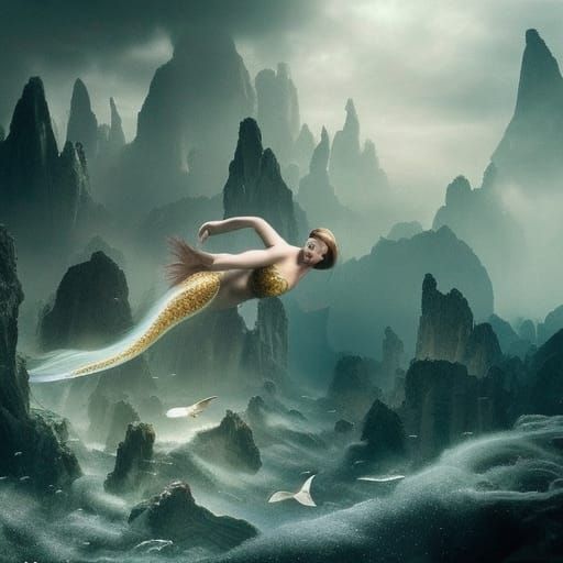 flying mermaids