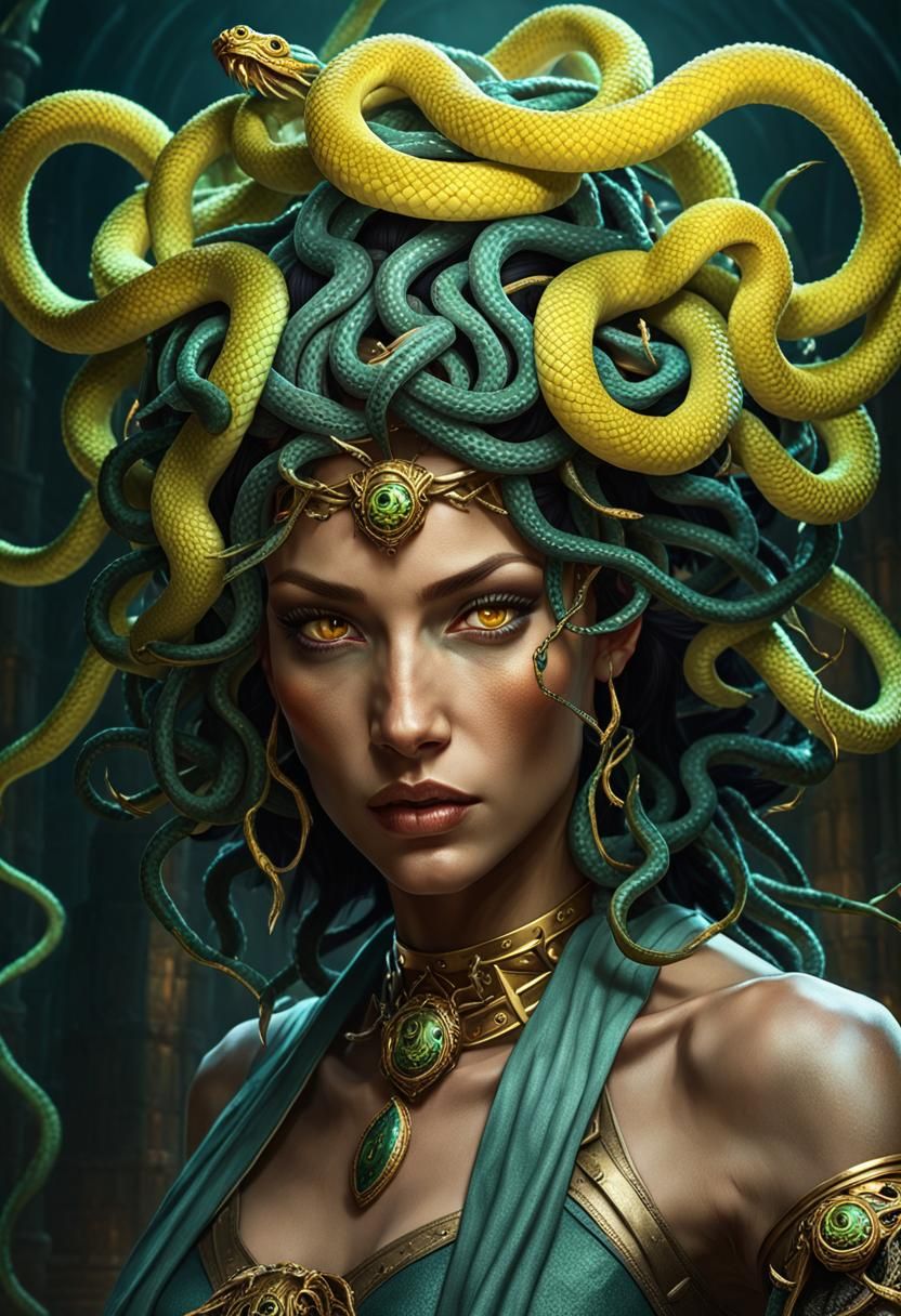 Gorgon - AI Generated Artwork - NightCafe Creator