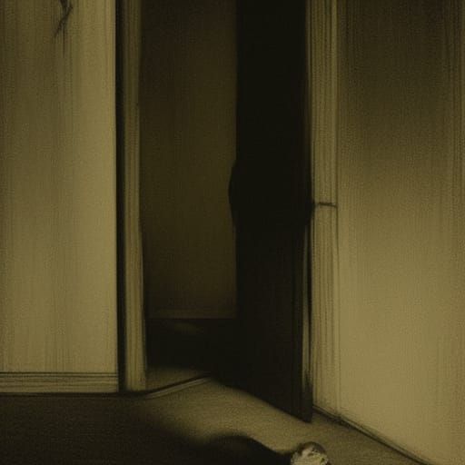 A Creak in the Hall AI Generated Artwork NightCafe Creator