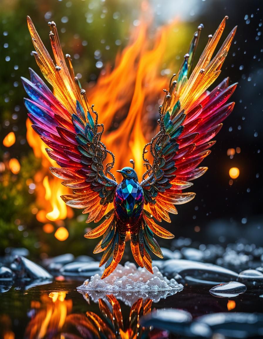 Crystal Firebird  by @RatzeP2