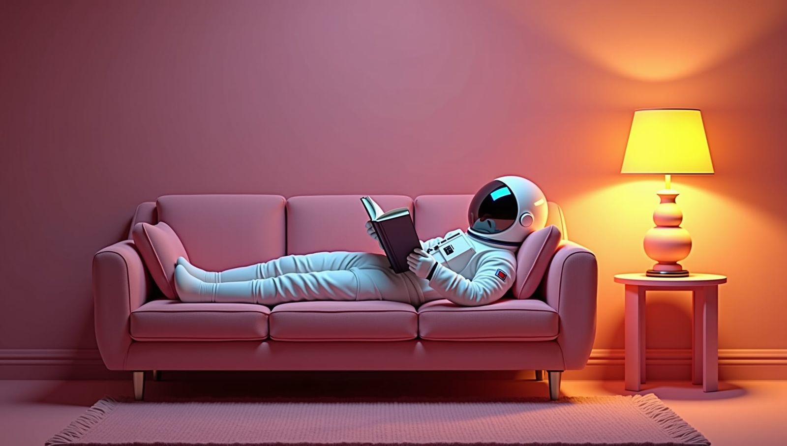 Reading a Book on Surrealism